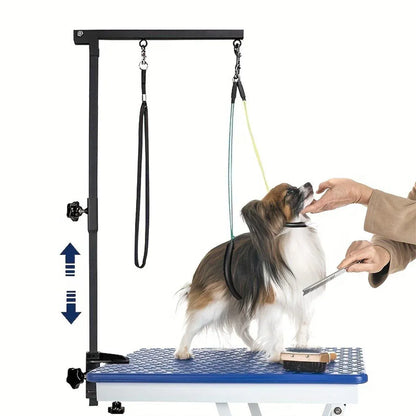 Adjustable Pet Grooming Arm with Clamp for Dog Cat Bath Table Bracket Clamp