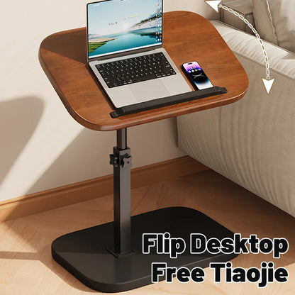 Adjustable Height Coffee Table Nightstand Sturdy Easy to Clean for Home Bedroom