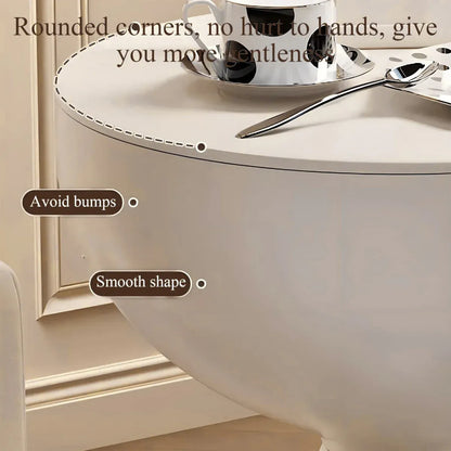 Plastic Bedside Table Sofa End Table Storage Rack Movable Coffee Table Mini Bear