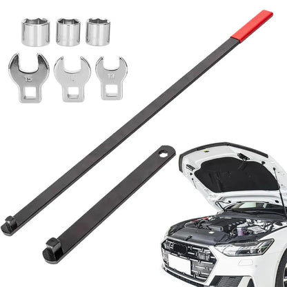 8PCS Idler Pulley Belt Tensioner Wrench Set Car Disassembly Adjustment Tool Kit