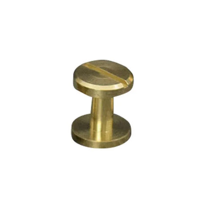 20X Belt Screw Leather Craft Chicago Nail Brass Rivets Stud Head Wallet Round - 10*4*4MM