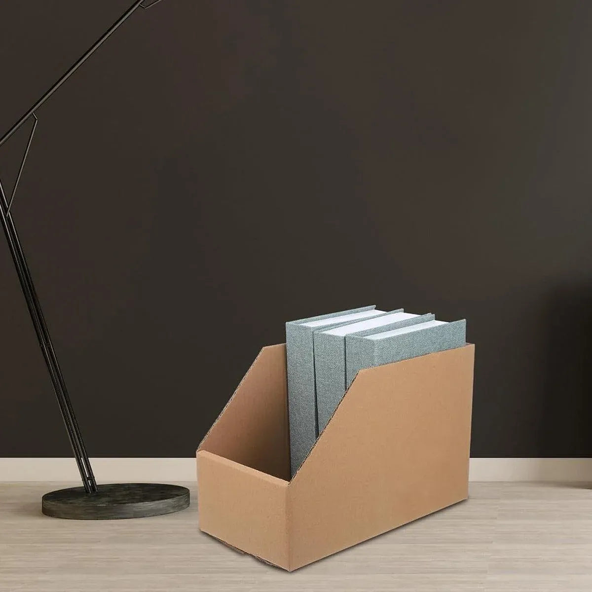10pcs Slanted Display Boxes for Sorting Organising Storage Containers Organizer - 40cm x 18cm x 22cm