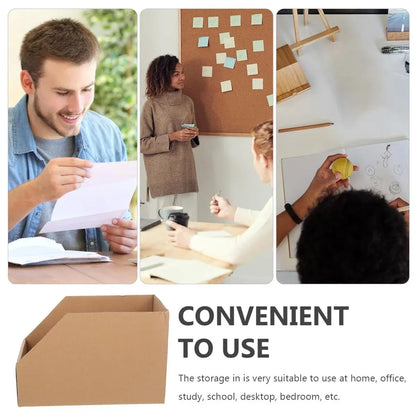 10pcs Slanted Display Boxes for Sorting Organising Storage Containers Organizer - 60cm x 30cm x 20cm