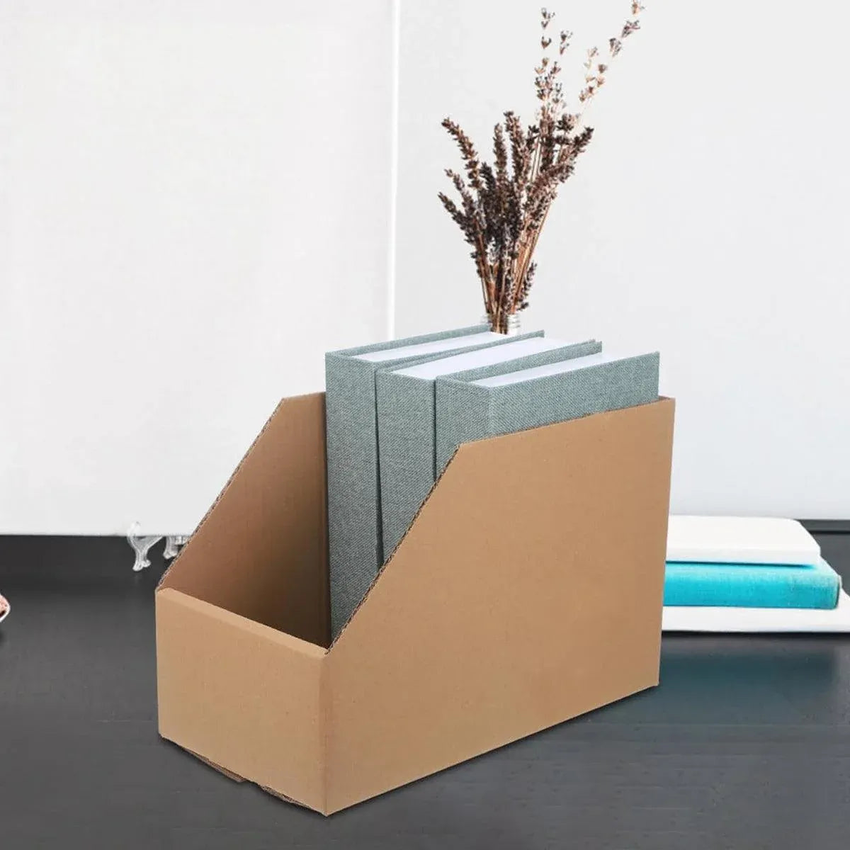 10pcs Slanted Display Boxes for Sorting Organising Storage Containers Organizer - 60cm x 30cm x 20cm