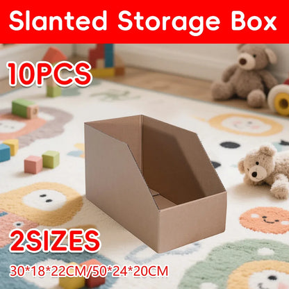 Classified Storage Slanted Mouth Display Box for Storage Dustproof Durable - 50x24x20cm