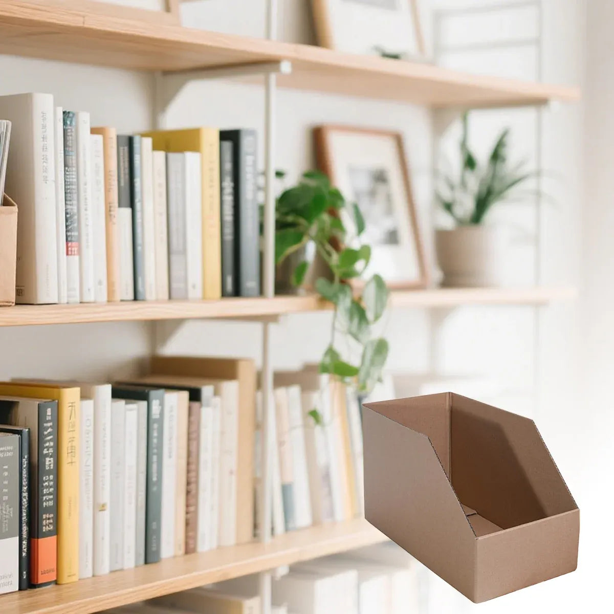 Classified Storage Slanted Mouth Display Box for Storage Dustproof Durable - 50x24x20cm