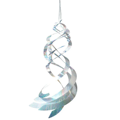 10PCS Hanging Reflective Bird Deterrent Wind Spinner Outdoor Garden Yard