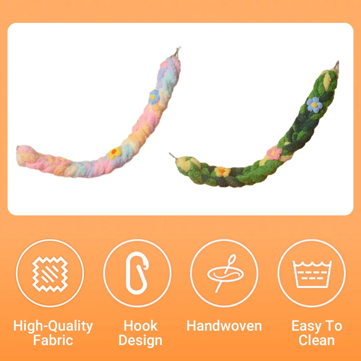 Small Pets Climbing Rope for Small Pet Cage Play Exercise Chewing Toy Use - Colourful