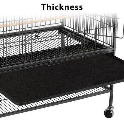 30pcs Disposable Birdcage Liner Pads Pet Cage Liner Bedding for Birds and Parrot