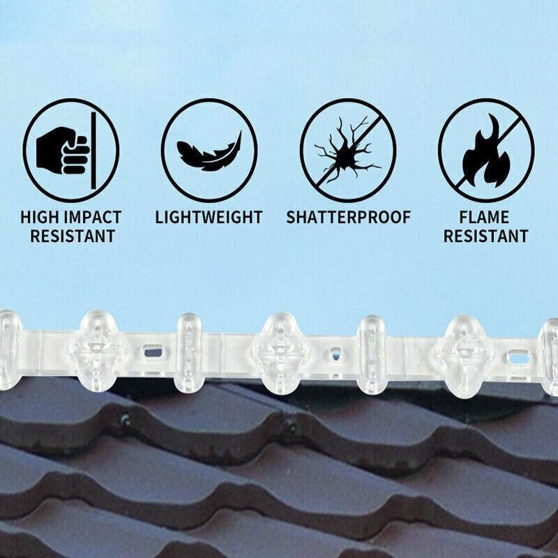 Lambu 10X 50Cm Anti Bird Spikes Pigeon Deterrent Repellent Bird Sting Stainless - 30 Groups