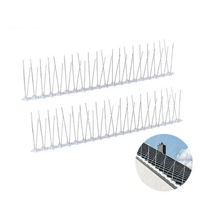 Lambu 10X 50Cm Anti Bird Spikes Pigeon Deterrent Repellent Bird Sting Stainless - 30 Groups