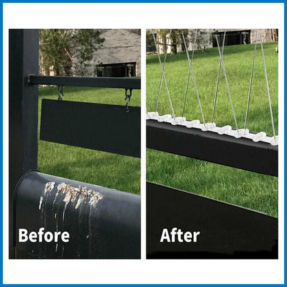 Lambu 10X 50Cm Anti Bird Spikes Pigeon Deterrent Repellent Bird Sting Stainless - 30 Groups
