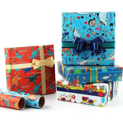 20pcs Cute Animal Cartoon Gift Wrapping Paper for Toys Bookskin and Crafts - Birthday Gift-20PCS