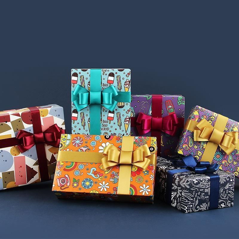 20pcs Cute Animal Cartoon Gift Wrapping Paper for Toys Bookskin and Crafts - Birthday Gift-20PCS