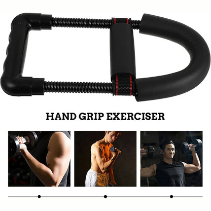 Adjustable 3Level Wrist Strengthener Grip Strength Trainer for Hand Exercise Use - Black
