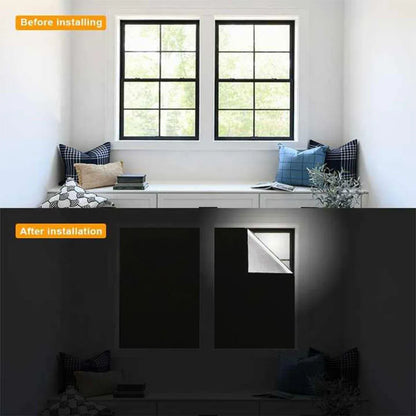 Portable Blackout Curtains for Sunscreen Window Shades Light Blocking Drapes - 2m x 1.45m