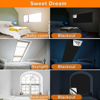 Portable Blackout Curtains for Sunscreen Window Shades Light Blocking Drapes - 2m x 1.45m