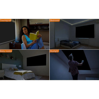 Portable Blackout Curtains for Sunscreen Window Shades Light Blocking Drapes - 2m x 1.45m