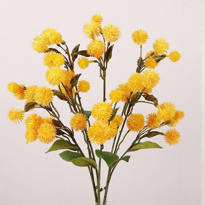 4PCS Artificial Dandelion Small Thorn Flower Bouquet Wedding Decor Ornaments