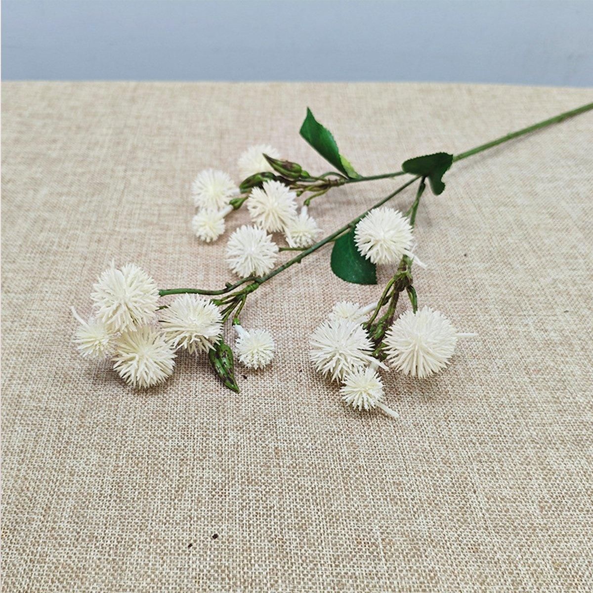4PCS Artificial Dandelion Small Thorn Flower Bouquet Wedding Decor Ornaments