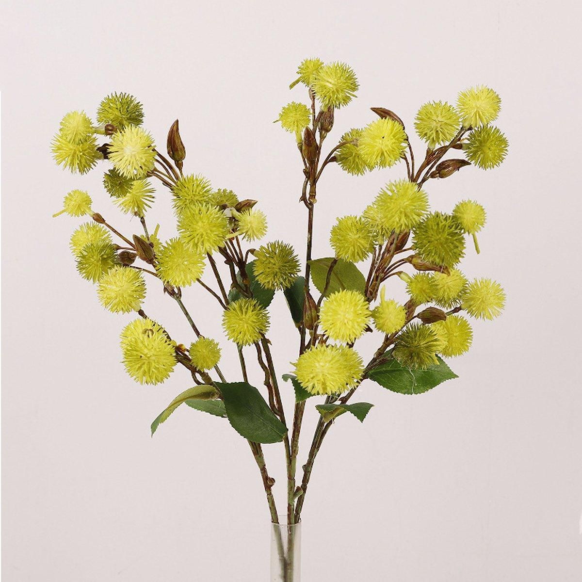 4PCS Artificial Dandelion Small Thorn Flower Bouquet Wedding Decor Ornaments