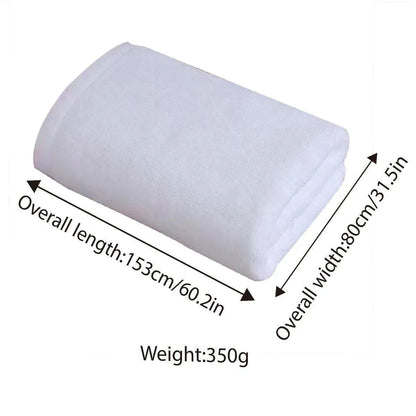 6PCS Absorbent Non Slip Bathroom Floor Mat Towel 50x80cm for Hotel Home Use - 400g