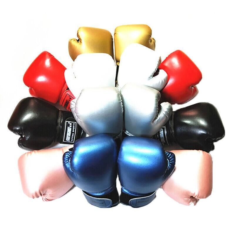 Boxing Sparring Training Gloves MMA Kickboxing Punching Gloves for Practice Sessions - Green [Map Pattern]