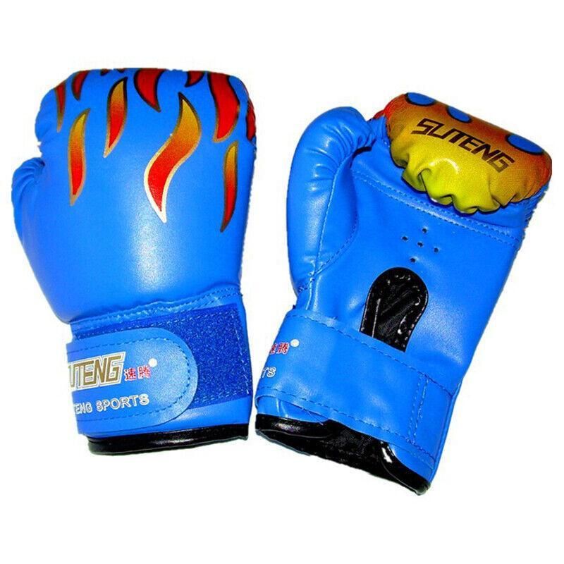 Boxing Sparring Training Gloves MMA Kickboxing Punching Gloves for Practice Sessions - Green [Map Pattern]