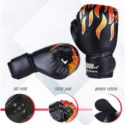 Boxing Sparring Training Gloves MMA Kickboxing Punching Gloves for Practice Sessions - Pink [Map Pattern]