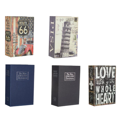 Hidden Book Safe Lock Box for Home and Office Cash Watch Document Storage - 2