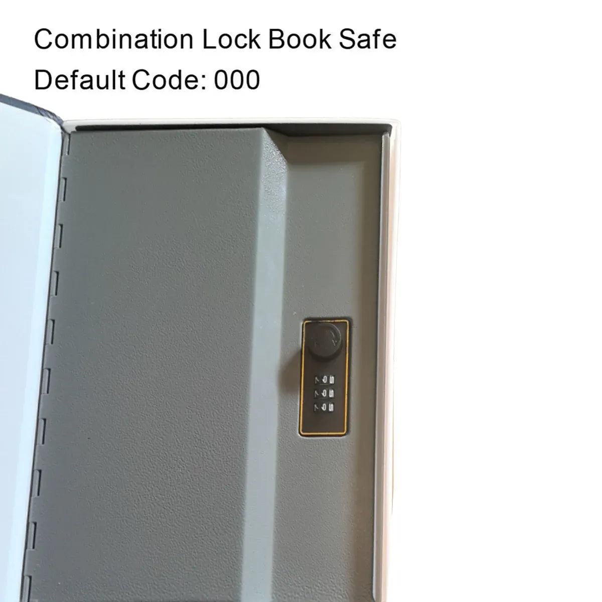 Hidden Book Safe Lock Box for Home and Office Cash Watch Document Storage - 2