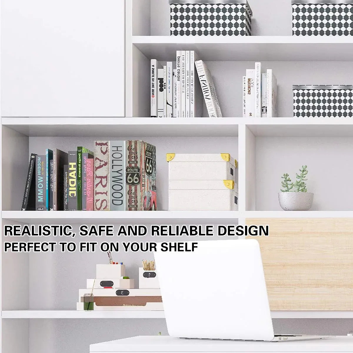 Hidden Book Safe Lock Box for Home and Office Cash Watch Document Storage - 2