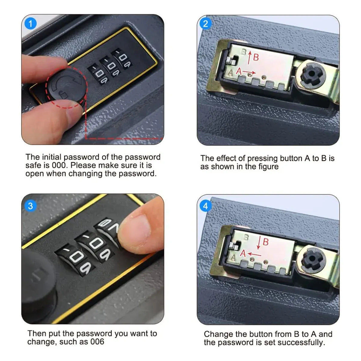 Hidden Book Safe Lock Box for Home and Office Cash Watch Document Storage - 2