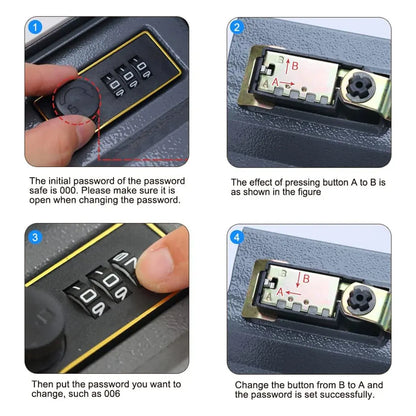 Hidden Book Safe Lock Box for Home and Office Cash Watch Document Storage - 2