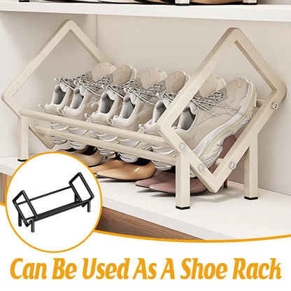 Simple Desktop Stainless Steel Bookcase Storage Organizer Shelf for Office