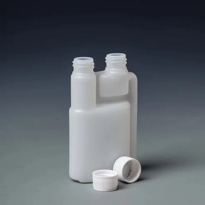 250-1000ml Plastic Twin Chamber Bottle with Tamper Evident Cap for Chemical Liquids - 10Pcs 1000ml