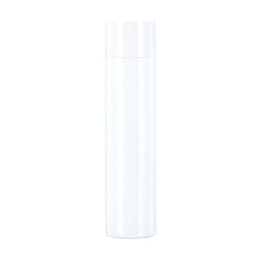 50/100/150ml Plastic Toner Lotion Bottles Refillable Travel Cosmetic Containers - White Lid + White Bottle - 100ml