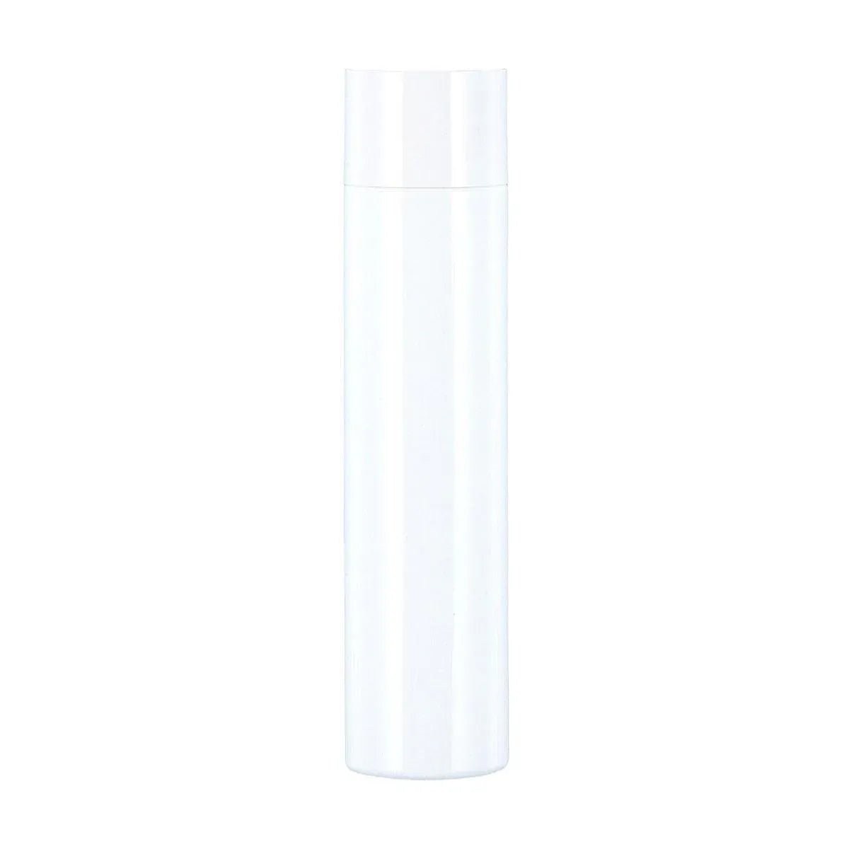 50/100/150ml Plastic Toner Lotion Bottles Refillable Travel Cosmetic Containers - White Lid + White Bottle - 50ml