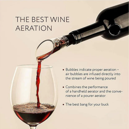 4PCS Wine Bottle Opener Set for Home Bar Kitchen Wine Lovers Birthday Gift