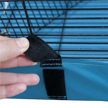 Waterproof Small Pet Crate Sump Cover Dirt Resistant Mat Easy to Clean Protector - Black