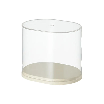 2pcs Clear Acrylic Display Case Transparent Box for Collectibles Dolls Figures - L