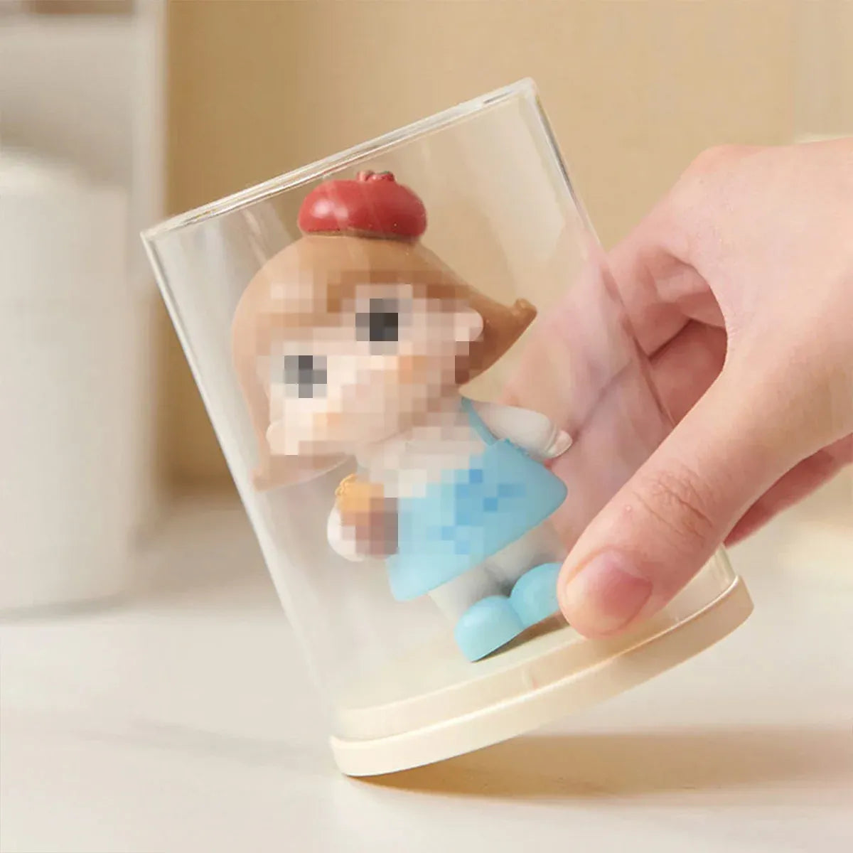 2pcs Clear Acrylic Display Case Transparent Box for Collectibles Dolls Figures - L