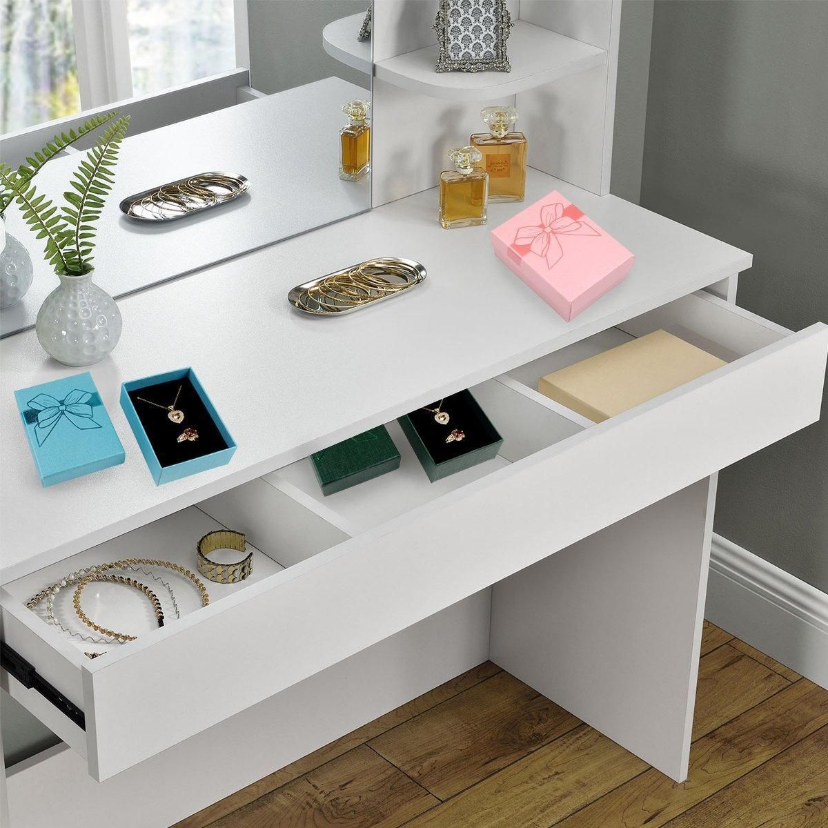 32pcs Jewelry Storage Box Necklace Pendant Ring Organizer Gift Packaging - Grey