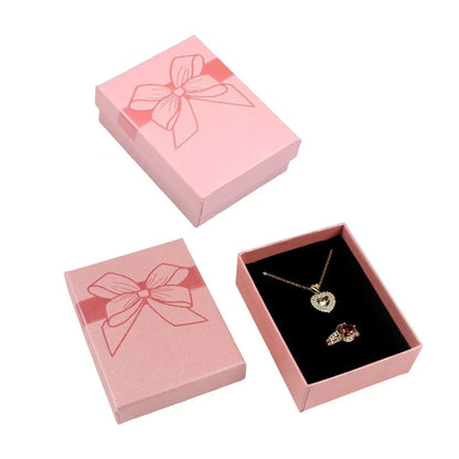 32pcs Jewelry Storage Box Necklace Pendant Ring Organizer Gift Packaging - Grey