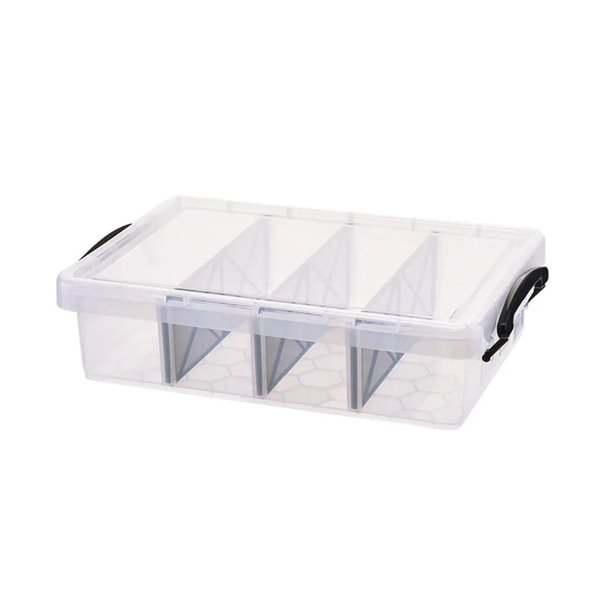 Compartment Storage Container Removable Dividers Clear Craft Tool Box