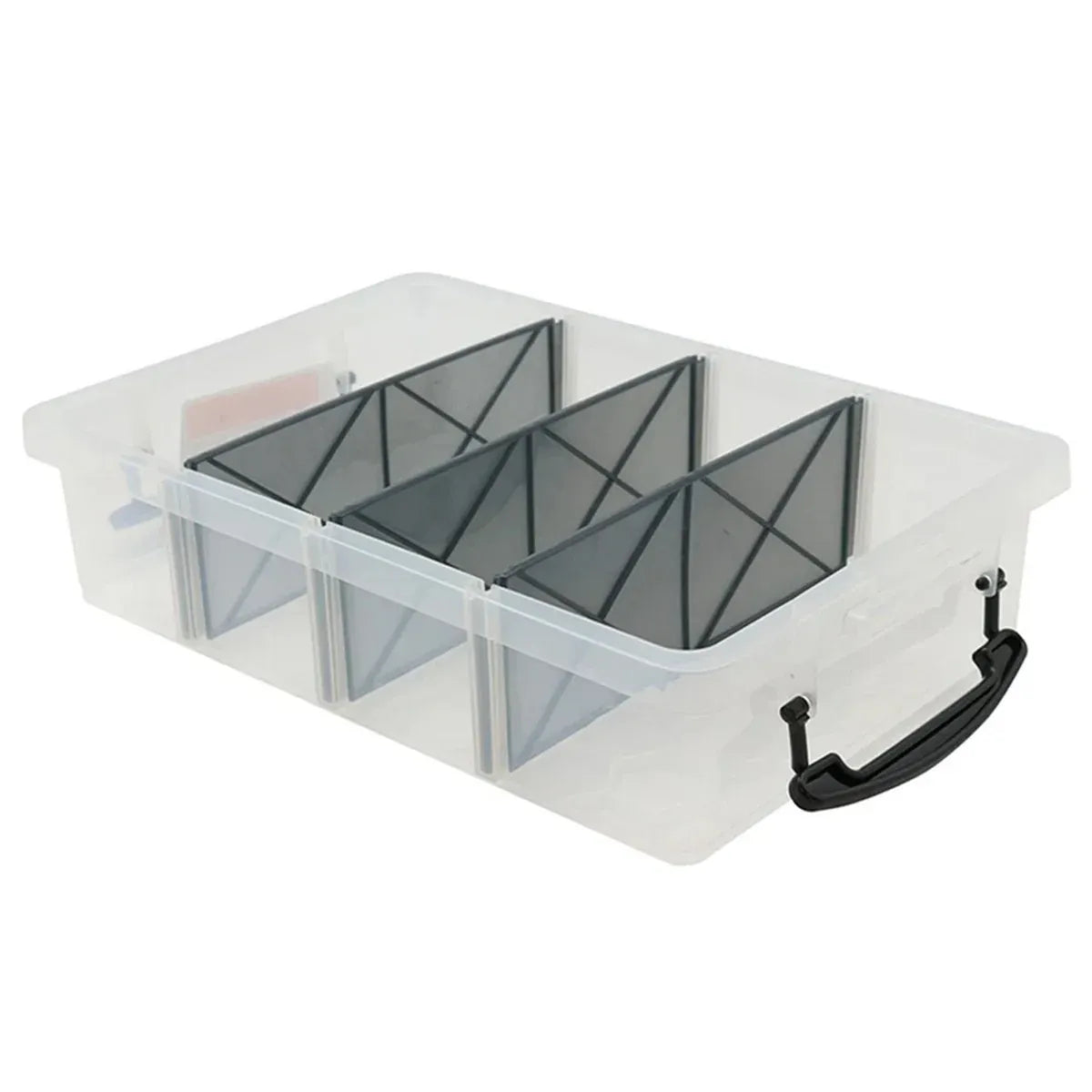 Compartment Storage Container Removable Dividers Clear Craft Tool Box