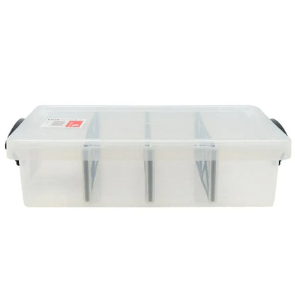 Compartment Storage Container Removable Dividers Clear Craft Tool Box