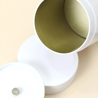 5PCS Tinplate Tea Tins Airtight Storage Container for Coffee Tea Sugar