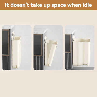 Wall Mounted Foldable Laundry Basket for Bedroom Laundry Room