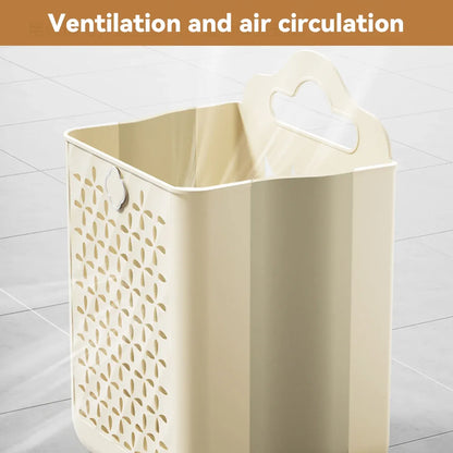 Wall Mounted Foldable Laundry Basket for Bedroom Laundry Room